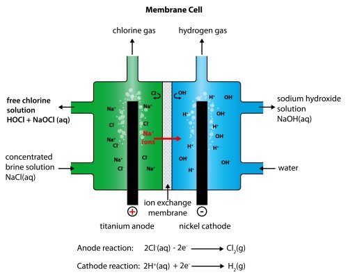 Chemistry of Membrane Cell Electrolysis Chemistry of Membrane Cell Electrolysis